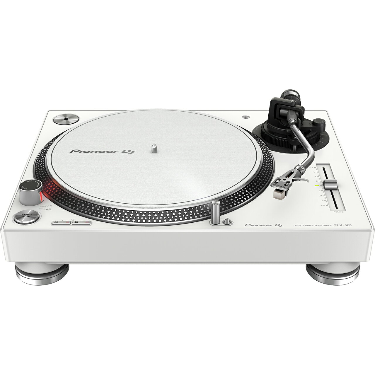 Pioneer パイオニア PLX-500-W DJ ホワイト ダイレクトドライブターンテーブル レ...