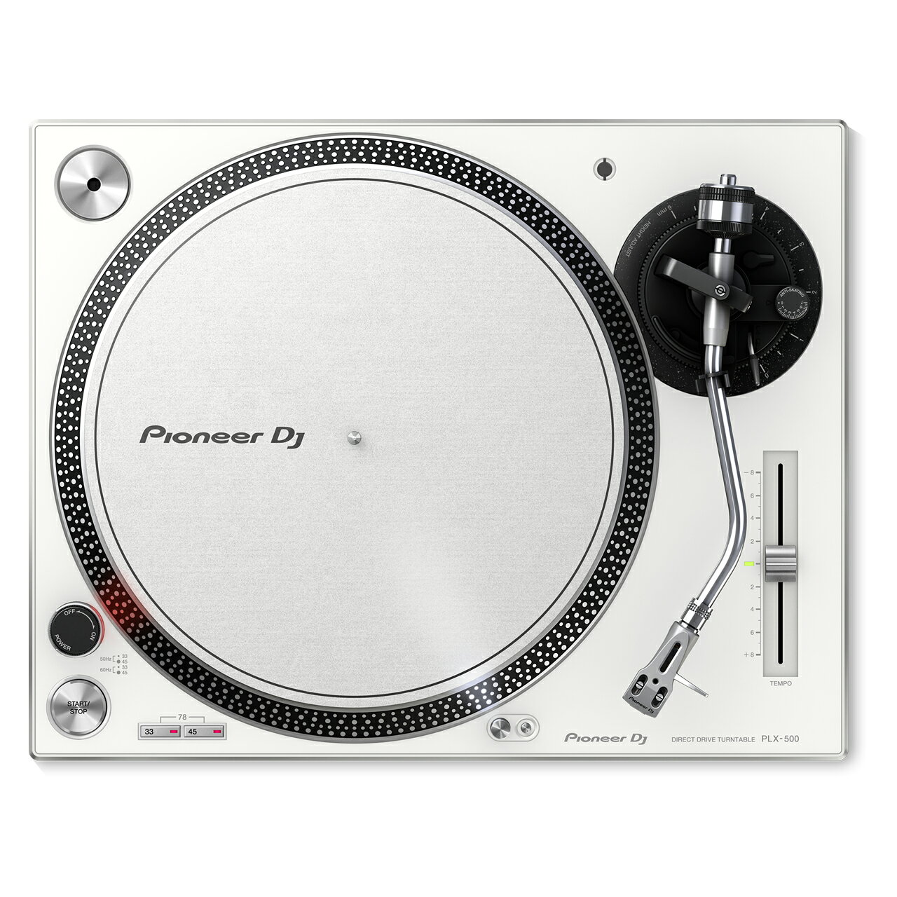 Pioneer パイオニア PLX-500-W DJ ホワイト ダイレクトドライブターンテーブル レ...