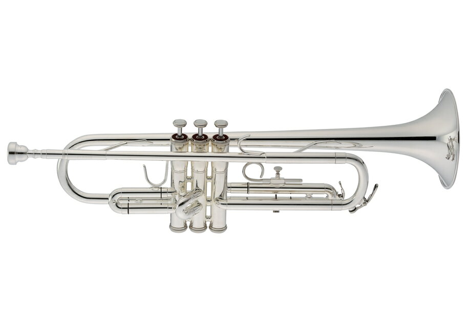 ワタナベ楽器 楽天SHOPのJUPITER ジュピター JTR500S トランペット 銀メッキ 管楽器 B♭ JTR-500 Trumpet SILVERメッキ BEST BRASSマウスピース セット J　北海道 沖縄 離島不可｜アングル2