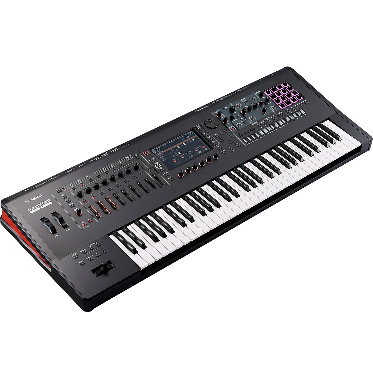 ワタナベ楽器 楽天SHOPのRoland ローランド FANTOM-6 EX Roland 純正オプション品 セット シンセサイザー 61鍵盤 DTM DAW｜アングル3