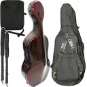 Carbon Mac カーボンマック CFC-3 WRD チェロ ケース ワインレッド ハードケース 4/4 リュック cello cases wine red セット D 北海道 沖縄 離島 代引き 同梱不可