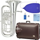 YAMAHA ヤマハ YEP-642S ユーフォニアム Neo 銀メッキ 4ピストン 太管 コンペンセイティング 管楽器 B♭ Euphonium セット M ...