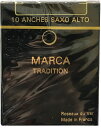 【メール便出荷品】 MARCA マーカ トラディション アルトサックス用 3番 リード 10枚入り 1箱 alto saxophone TRADITON 3.0 旧パケ 北海道 沖縄 離島不可
