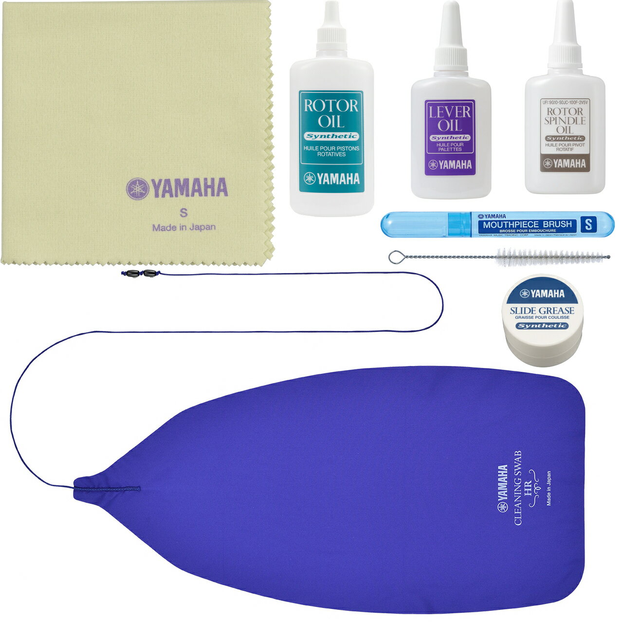 【メール便出荷品】 YAMAHA ヤマハ フレンチホルン お手入れセット LO4 RSO5 RO4 ローターオイル SG4 スライドグリス CLSHR3 MPB...