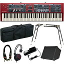 NORD CLAVIA Nord Stage 4 Compact ライブセット アンプ付き ステージキーボード 73鍵盤