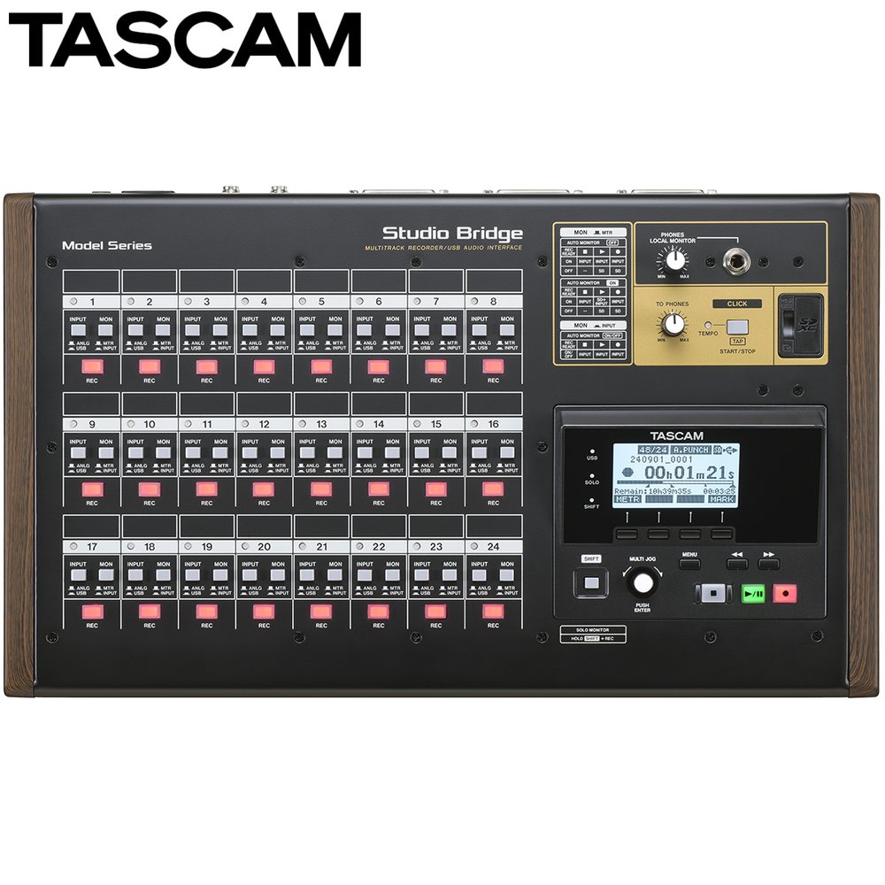 Dtm, Recording, Pa Instruments - TASCAM タスカム Studio Bridge ◆ 24トラックレコーダー/MIDI搭載USBインターフェースレコーダー スタジオブリッヂ【5月8日時点、在庫あり 】