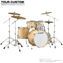 YAMAHA ヤマハ Tour Custom TMP2F4 BTS バタースコッチサテン シェルセット【TMP2F4 BTS】【6月16日時点メーカー在庫あり 】 ドラム ドラムセット ツアーカスタム 小口径 コンパクト セッション