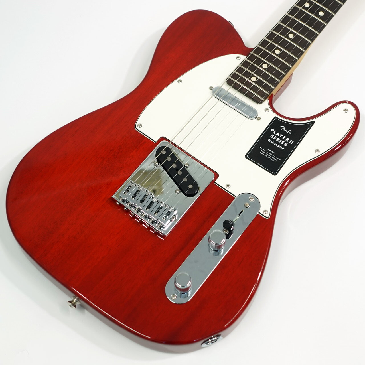 Fender フェンダー Player II Telecaster Chambered Ash Body Transparent Cherry ...