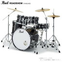 Pearl パール ROADSHOW RS525SCWN/CN #31 ジェットブラック ハードウェアとシンバル付きのフルセット 1クラッシュ【RS525SCW...