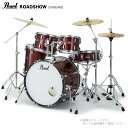 Pearl パール ROADSHOW RS525SCWN/CN #91 レッドワイン ハードウェアとシンバル付きのフルセット 1クラッシュ【RS525SCWN/...