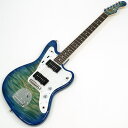 momose モモセ MJS1-FT Flame Tochi / R BLU-Burst 国産 現地選定木材 サウンドメッセ オーダー・ギター 20352(2)