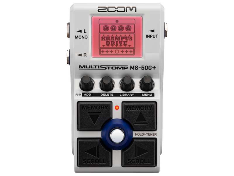 ZOOM ズーム MS-50G+ MULTISTOMP 新品 マルチエフェクター エフェクター ライブ 練習 部活 軽音 自宅【nanoblock MS-50G+プレゼント 】