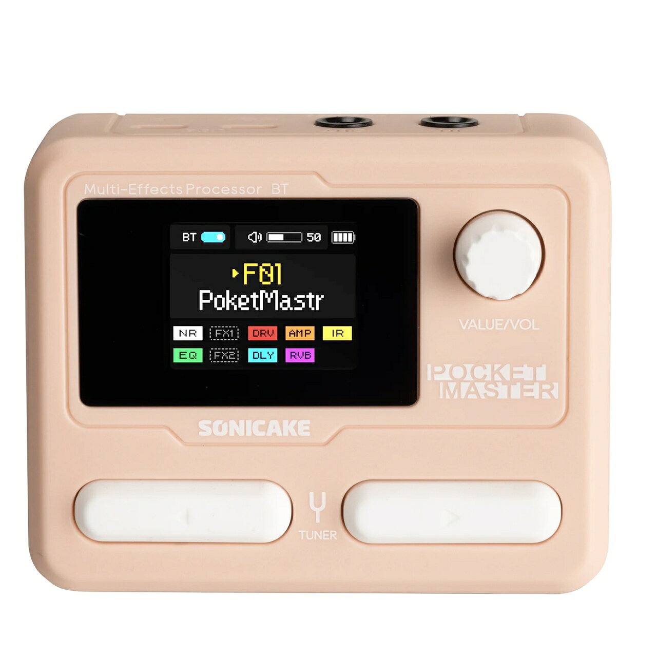 Sonicake ソニケーキ Pocket Master ピンク エフェクター ポケットマスター 小型 練習 自宅 軽音 QME-10PK