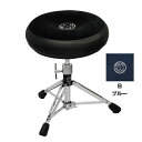 ROC-N-SOC ロックンソック マニュアルスピンドルドラムシート ラウンド型 MSSO-R-B ブルー + スタンド スピンドルベース ショート スクリュー...