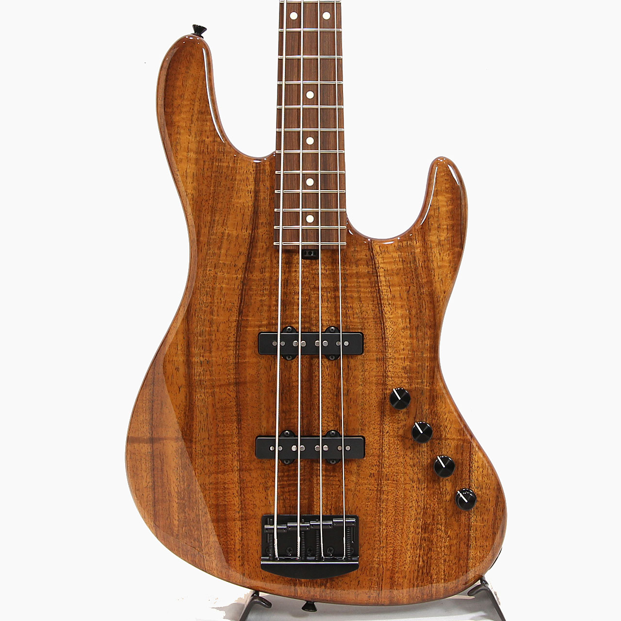 Kikuchi Guitars Custom 4st J Bass Flame Koa Top Natural 国産 エレキベース フレイムコア 菊池嘉幸
