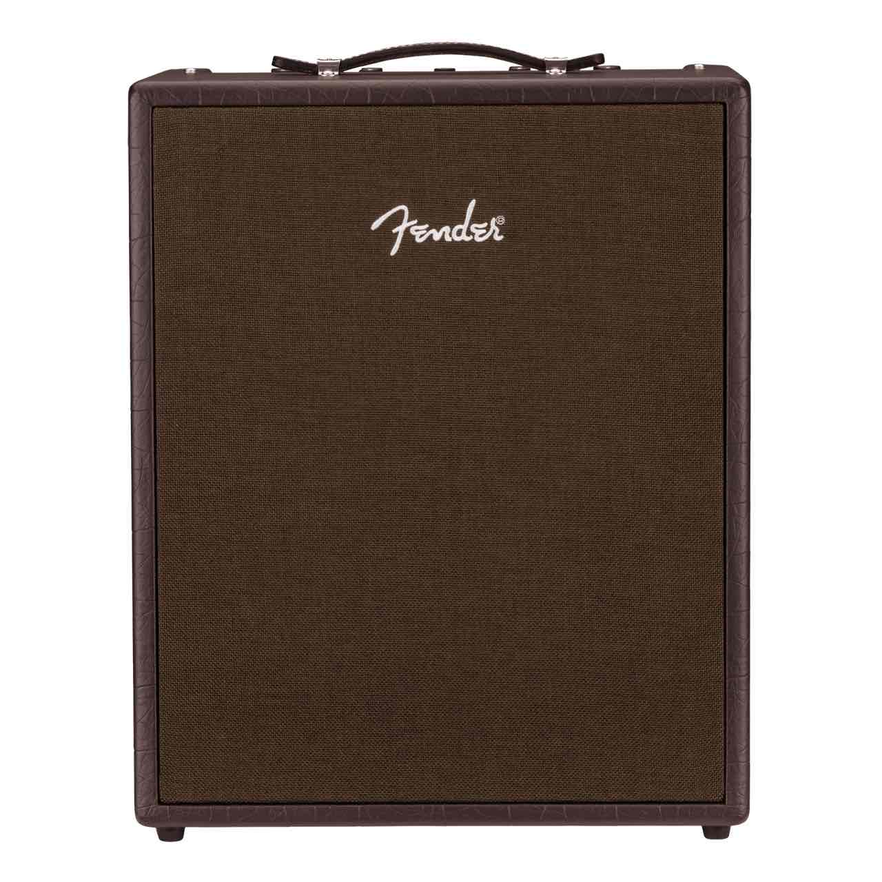 楽器とマイク両用に設計された2つのチャンネルを装備し、それぞれのチャンネルにはスタジオ品質のエフェクトが搭載 Fender&nbsp;Acoustic SFX II&nbsp; &nbsp; 音の整合性、パフォーマンス、そして素晴らしいヴァイブスを提供する高品位アコースティックギターアンプを作ることを目標に、Acoustic SFX IIは開発されました。このアンプは、可搬性に優れ、汎用性が高く、非常にシンプルな操作性を実現しています。 フェンダーでは、アコースティックギタリストを対象に、アコースティックアンプに何を求めているのかを調査しました。その結果、ほぼ満場一致で「軽量で大音量」、「可能な限りのポータブル性」、「素晴らしい自然なギタートーンの再生」、「ボーカルマイクの音質」、そして「洗練されたエフェクトオプション」というフィードバックを得ました。派手すぎず、繊細すぎず、クールであること。そして、シンプルで分かりやすく、購入しやすい価格であること。 Acoustic SFX IIアンプは、アコースティックギターとボーカルに高品位のパフォーマンスを提供します。このパワフルでポータブルなシステムには、楽器とマイク両用に設計された2つのチャンネルを装備し、それぞれのチャンネルにはスタジオ品質のエフェクトが搭載されています。フェンダー独自のStereo Field Expansionテクノロジーにより、立体的なサウンドイメージングを実現します。Bluetoothワイヤレスオーディオストリーミングと60秒ルーパーを搭載しているので、ソロショーにも最適です ・Stereo Field Expansionテクノロジーにより、立体的なサウンドイメージングを実現 ・60秒のルーパー機能、録音／オーバーダブ、再生／停止、アンドゥボタン ・モバイルデバイスからのオーディオストリーミング再生を可能とするBluetoothコネクティビティ ・ユニバーサル電源 &nbsp;［ 仕様 ］ ◆Control Panel Channels 1 and 2: Volume, Low EQ, Mid EQ, High EQ, Effects Level, Effects Select, Phase Switch (Separate Controls For Each Channel); Looper Controls: Rec/Dub, Play/Stop, Undo; Bluetooth&reg; Pair Button ◆Controls Each Channel Has Room Reverb, Hall Reverb, Echo, Delay, Chorus, Vibratone, Delay+Chorus, and Delay+Reverb; All Effects Are Enhanced By SFX Circuitry and Side-Firing Speaker ◆&nbsp;Inputs Two (2) Balanced 1/4" - XLR Combination ◆&nbsp;Wattage 2 x 100 Watts ※製品の仕様及び内容は改良のため予告なく変更することがあります。 ※他のサイトでも販売していますので、買いものカゴに入れても売り切れの場合がございます。ご了承の上ご注文下さい。　