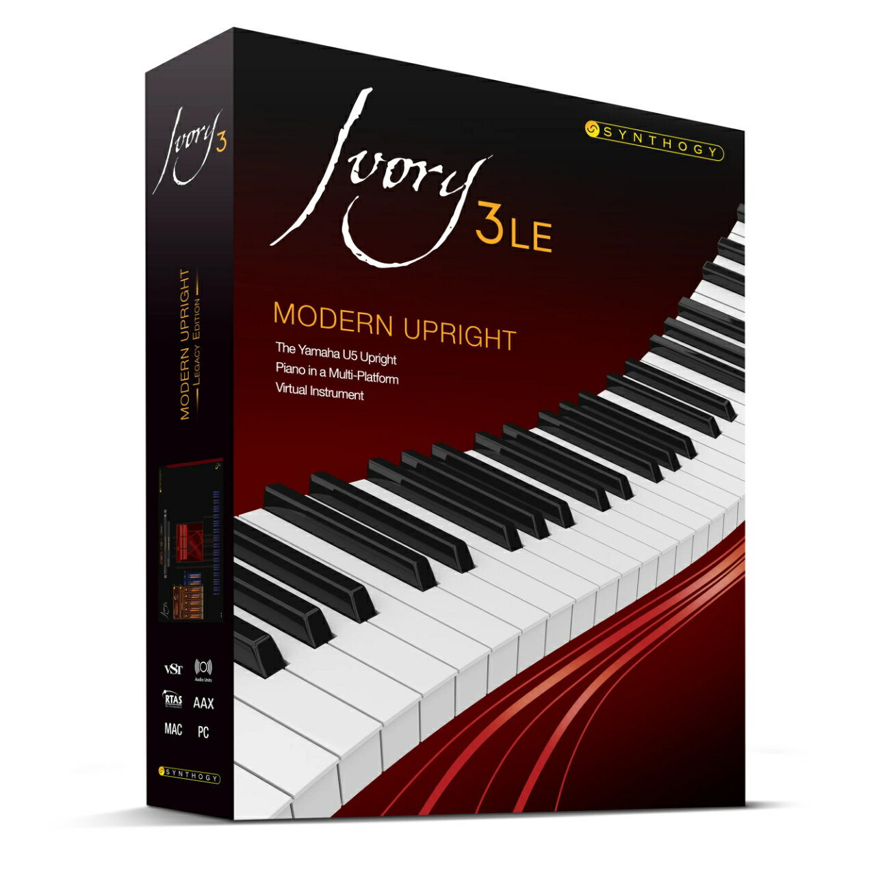 Synthogy シンソジー Ivory 3 LE Modern Upright (Download) ピアノ 音源 安心の国内正規代理店取扱い商品【 ブラックフライデー 期間限定特価 11/30まで 】