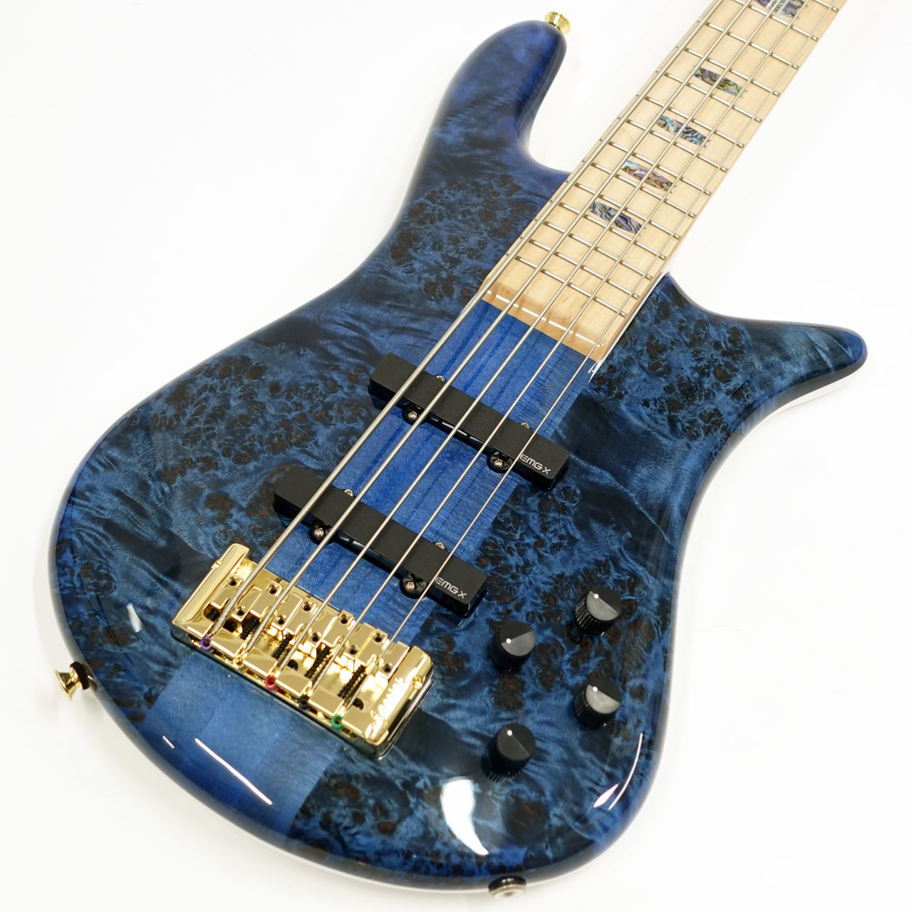 SPECTOR Euro 5 CST Japan Exclusive Black & Blue w/White Back Gloss ヨーロッパ製 スペクター 5弦ベース 限定カラー 2