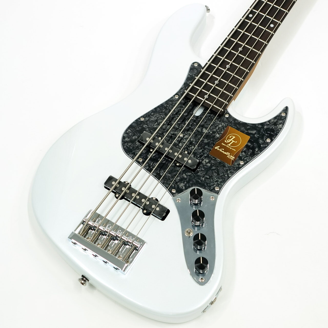 Bacchus バッカス WL605AC-RSM/R PWH ウッドライン 5弦ベース Japan Tune-up シリーズ