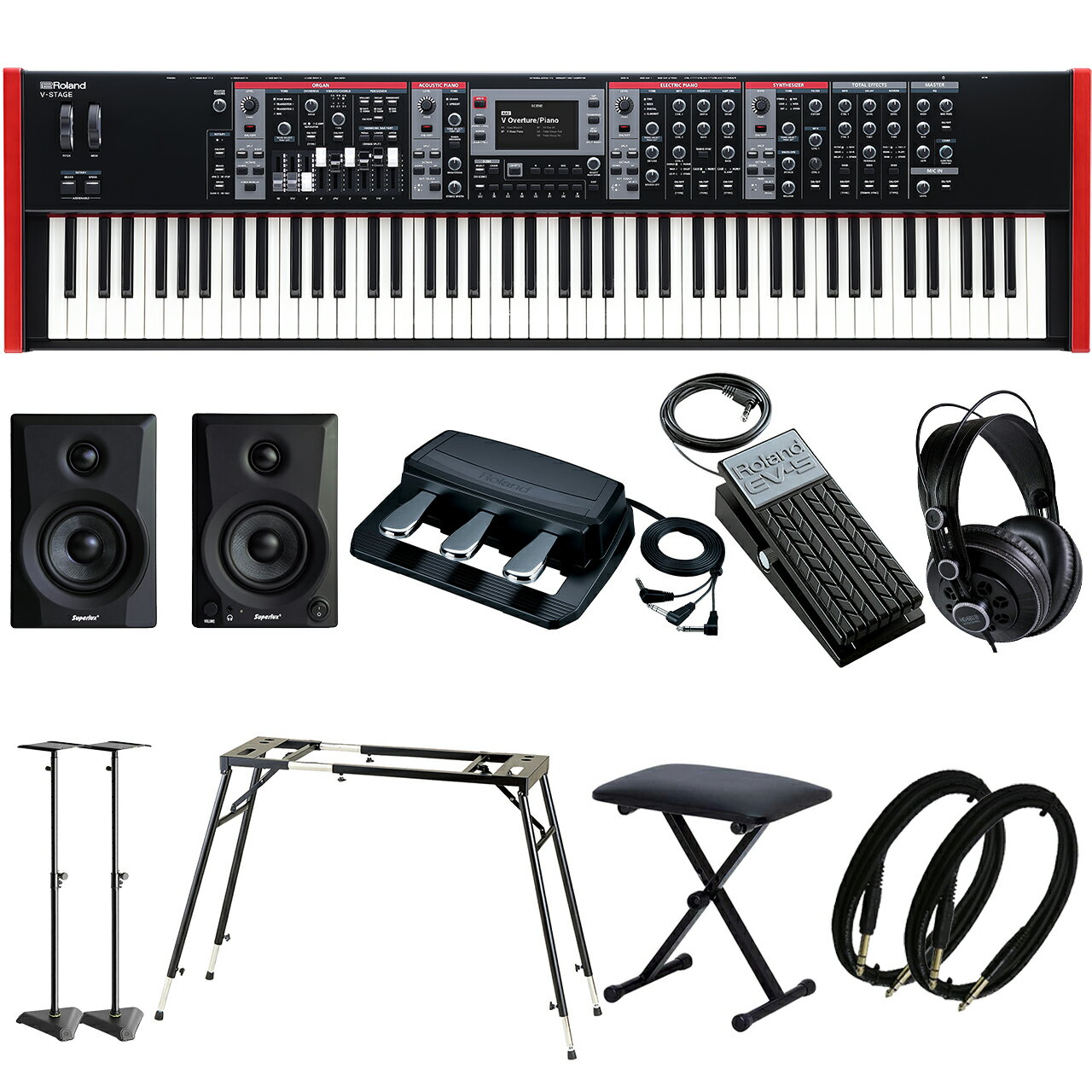 Other - Roland ローランド V-STAGE 88 ホームパファーマンス セット STAGE KEYBOARD ステージ キーボード 88鍵 ピアノ オルガン シンセサイザー 【台数限定特価 】