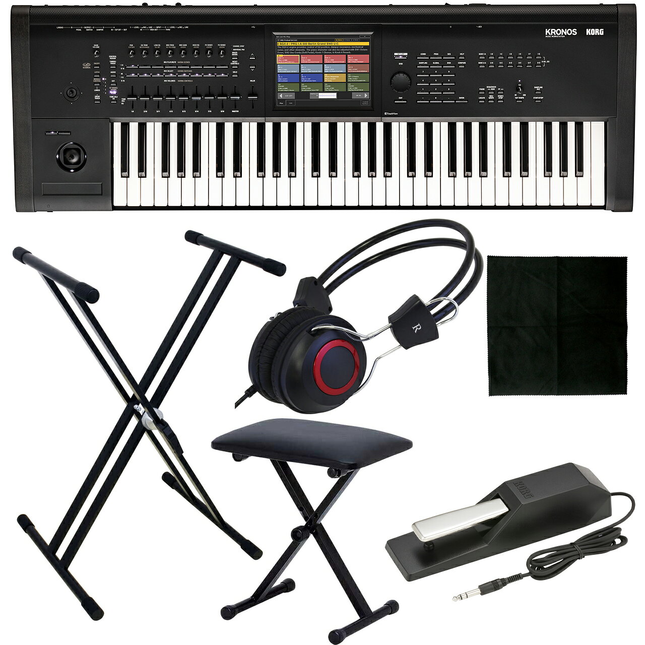 Other - KORG コルグ KRONOS3-61 シンプル演奏セット 61鍵盤 シンセサイザー 音楽制作 DTM DAW