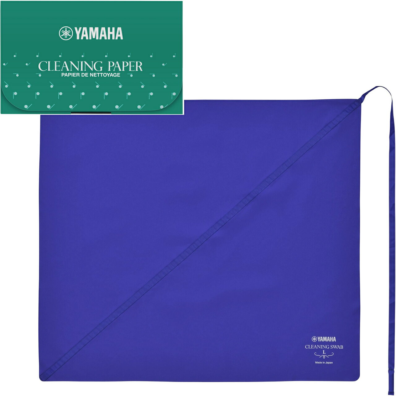 【メール便出荷品】 YAMAHA ヤマハ CLSL3 バスクラリネット クリーニングスワブ Lサイズ クリーニングペーパー CP3 管楽器 お手入れ セットD 以下対応不可 北海道 沖縄 離島 代引き