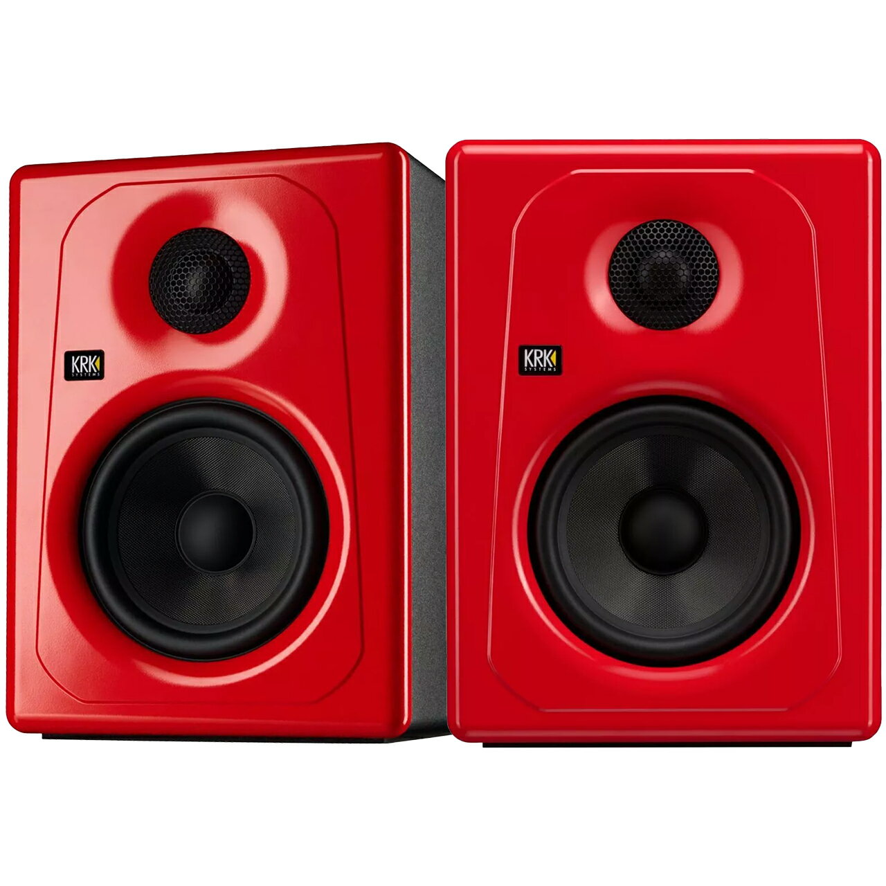 ［限定1台］ KREAT 5 SCARLETT Limited Edition&nbsp; (1ペア) パワード モニタースピーカー レッド 音にこだわるクリエイティブプロフェッショナルのための2 Wayモニターシリーズ 完全数量限定カラー KREATE 5 SCARLETT Limited Editionは、5インチウーファーを搭載したコンパクトアクティブモニター。 制作現場で求められる解像度とバランスの取れた再現性を備え、繊細なニュアンスまで忠実に描き出します。 リスニング用途にも心地よく対応する実力はそのままに、鮮烈なScarlet Redを纏った数量限定モデルとして登場。 空間に強い存在感と高揚感をもたらす、特別な一台です。 商品概要 KRK KREATE SERIESは、ミュージシャン、エンジニア、プロデューサー、コンテンツクリエイターなど、音にこだわるクリエイティブプロフェッショナル向けに設計された2 Wayスタジオモニターシリーズです。 優れたコストパフォーマンスを実現しながら、KRK伝統の高忠実再生性能を継承。 3.5インチ、5インチ、8インチの3サイズ展開により、デスクトップから専用ブース、ホームスタジオまで、あらゆる制作環境にフィットします。 &nbsp; テキスタイルドームツィーターと織布グラスファイバーコンポジットウーファーの組み合わせは、中低域のクリアな再生と超高域の伸びやかさを両立し、楽曲制作やミックス作業で必要な細かなニュアンスまで正確にモニター可能です。 &nbsp; Bluetooth入力をはじめ、XLR／TRS／RCAといった多彩なアナログ入力を装備し、スマートデバイスやオーディオインターフェイスとの連携もスムーズに行えます。 &nbsp; さらに、ハイ／ロー周波数レベル調整やアンプ連動精密リミッター、底部フォームパッドによる振動隔離といった音響補正機能を活用すれば、どんな設置条件でもフラットかつ安定したリスニング環境を構築できます。 2 Way設計による高忠実再生 テキスタイルドームツィーターが伸びやかな高域を、織布グラスファイバーコンポジットウーファーが締まった中低域をバランスよく再生し、楽曲のニュアンスを余すところなく伝えます。 音響補正機能＆精密リミッター ハイ／ロー周波数レベル調整により部屋の音響特性を簡単に最適化。 アンプ連動のリミッターが高SPL環境でも歪みを抑え、フラットな再生特性を維持します。 多彩な入力と振動抑制 Bluetooth入力に加え、XLR、TRS、RCA端子を装備し、あらゆる機器とシームレスに接続可能。 底部のフォームパッドが設置面への振動伝播を抑え、クリアな音像をキープします。 主な仕様 構成 2ウェイ・バスレフ方式 システムタイプ アクティブ・スタジオモニター 低域ドライバー ウーファー：5インチ 織布グラスファイバーコンポジットコーン、フェライトマグネット 高域ドライバー ツィーター：1インチ テキスタイルドーム、ネオジムマグネット 周波数特性（&plusmn;3dB） 58Hz〜40kHz 低域再生帯域（&ndash;10dB） 46Hz クロスオーバー周波数 2.56kHz アンプ構成 バイアンプ方式：低域 Class D、高域 Class A/B 低域アンプ出力 45W 高域アンプ出力 15W 総合出力 60W 総合ダイナミックパワー出力 128W 最大SPL（ペア） 105dB カバレッジ角度 水平135&deg;&times;垂直90&deg; アナログ入力 バランス XLR／1/4インチ TRSコンボ／アンバランス RCA ワイヤレス入力 Bluetooth Classic 5.3 A2DP SNR 94dB 電源入力 100&ndash;240 VAC (&plusmn;10%), 50/60 Hz ヒューズ T4AL/250V（ユーザー交換不可） エンクロージャー PVCビニール巻きMDF バッフル 補強HIPSフェイスプレート付きMDF 製品サイズ 259&times;185&times;229mm 製品重量 4.3 kg パッケージサイズ 375&times;305&times;267mm パッケージ重量 5.2 kg ※上記製品仕様は2025年10月時点のものです。 随時更新するよう努めてはおりますが、最新状況は常に変動するため合わせてメーカーでもご確認下さい。