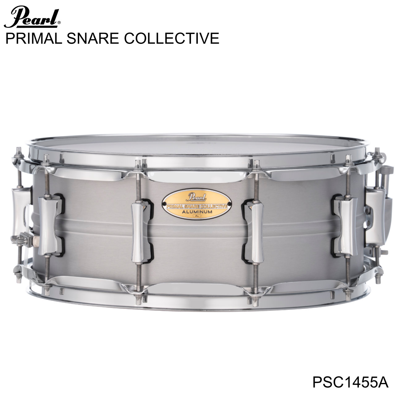 小鼓 - Pearl パール 即納可能 限定品 PRIMAL SNARE COLLECTIVE PSC1455A アルミ ドラム スネア 【PSC1455A】【在庫有り 】 コスパ 限定 初心者 初めての1台