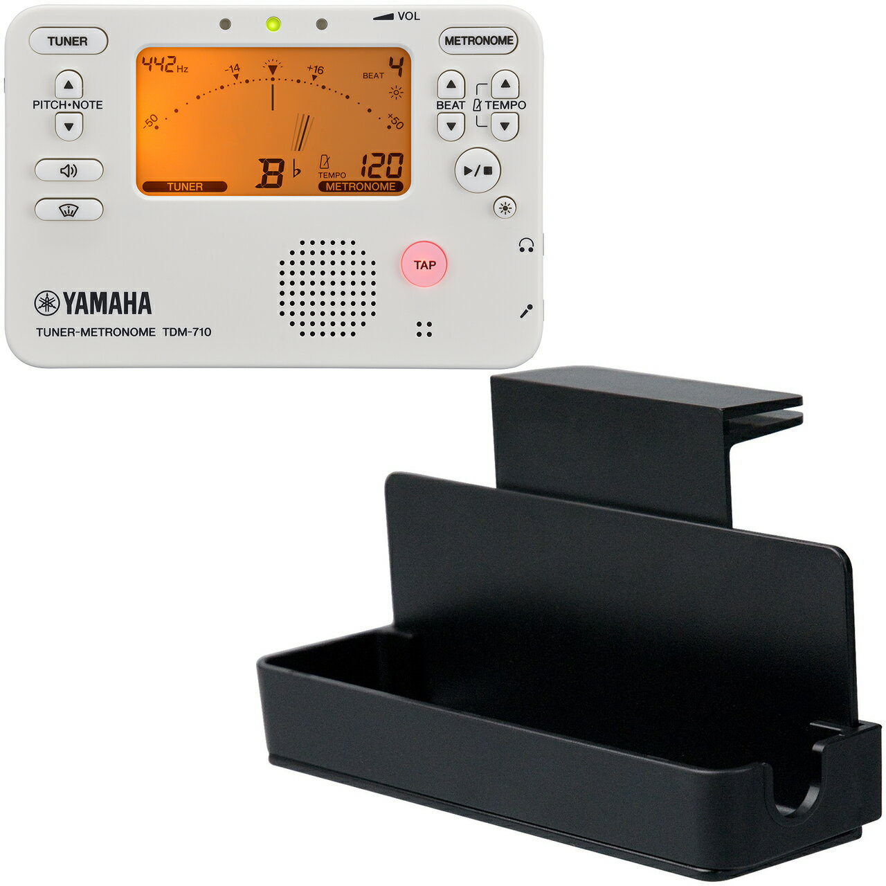 Metronomes - YAMAHA ヤマハ TDM-710IV アイボリー チューナーメトロノーム 管楽器 譜面台ラックデラックス MS-RKDX セットY　以下対応不可 北海道 沖縄 離島 代引き 同梱