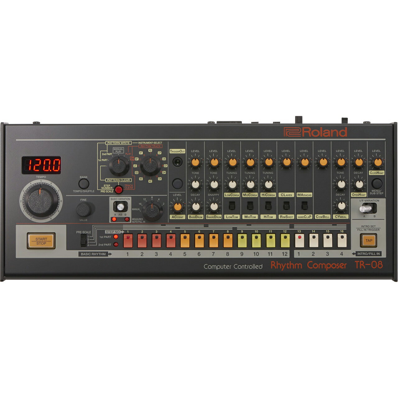 Roland ローランド TR-08・Boutique TR-808 ダンス リズムマシン DTM