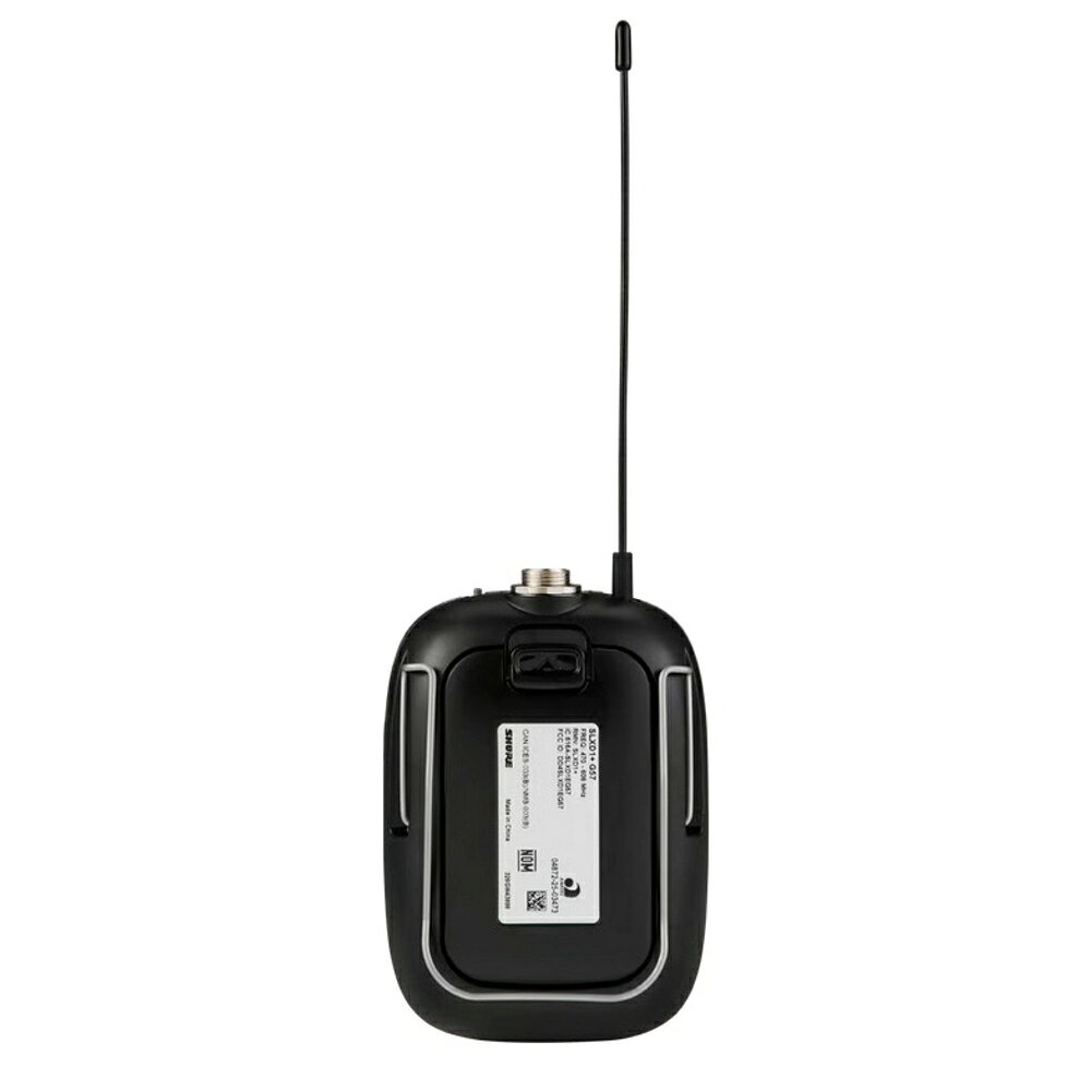SHURE シュア SLXD1+ 【 SLXD1+=-JB 】◆ SLX-D+シリーズ用 ボディーパック型送信機 TQGコネクター【10月16日時点、少数在庫あり △ 】 ［ SLX-D+ シリーズ ］