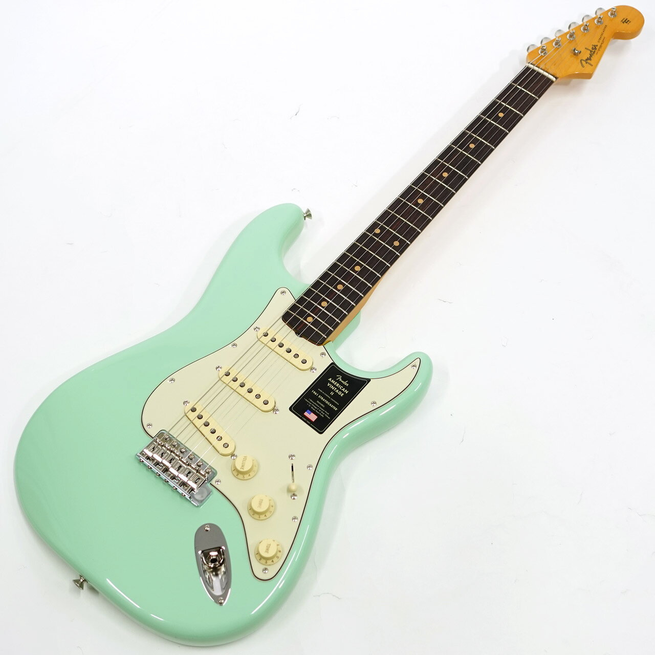 Fender フェンダー American Vintage II 1961 Stratocaster Surf Green 特価品 USA ストラトキャスター アメリカン・ビンテージ 【 夏特価 】