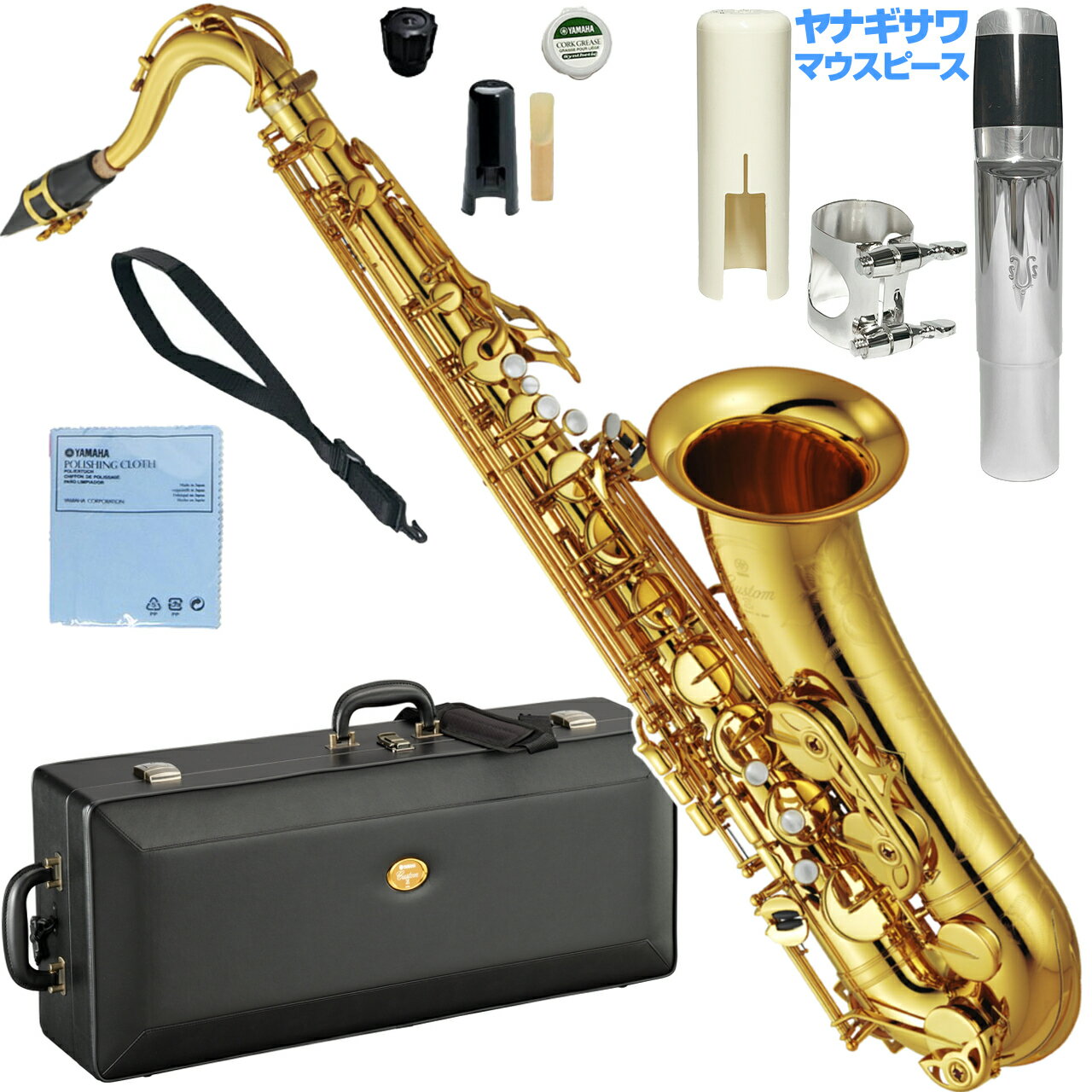 YAMAHA ヤマハ 5年保証サービス対象 YTS-82Z テナーサックス カスタムZ ゴールド C...