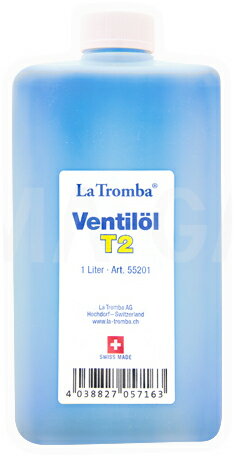 La Tromba ラ トロンバ T2 Valve Oil Special 1L 大容量 バルブオイル 金管楽器 ピストン オイル Valve Oil T2 1リットル 以下対応不可 北海道 沖縄 離島 代引き