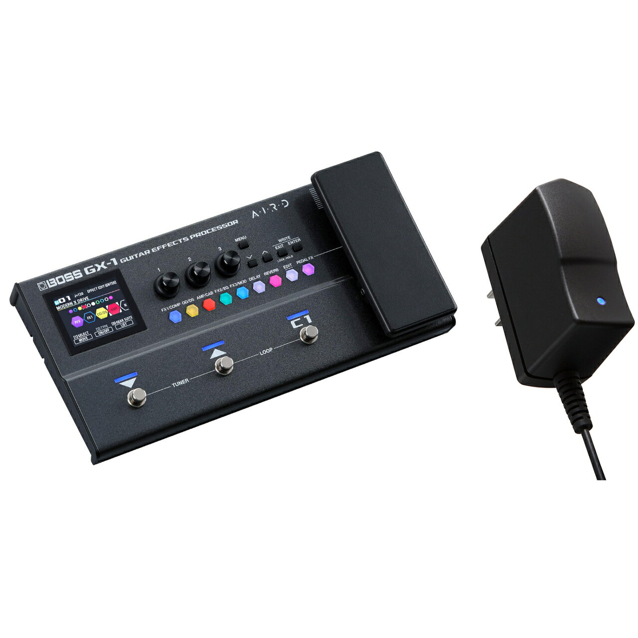 BOSS ボス GX-1 GUITAR EFFECTS PROCESSOR エフェクター PSA-100S 電源 純正アダプター セット
