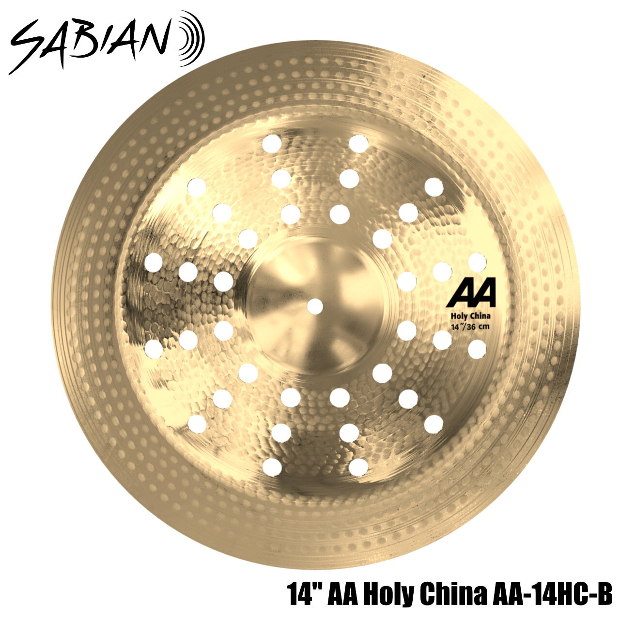 SABIAN セイビアン AA HOLY CHINA 14" AA-14HC-B シンバル チャイナ ホーリーチャイナ…