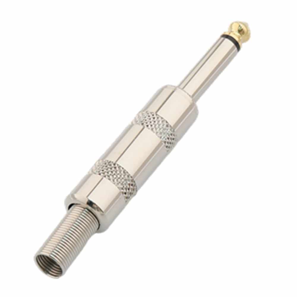 JEUME (ジューム) ◆ JPM603M ◆ 6.3mm&Phi; 2P標準モノラルフォーンプラグ［ 商品説明 ］ ケーブル取付用の金属製6.3mm&Phi; 2P標準モノラルフォーンプラグ（TSプラグ）です。 &nbsp; ギターシールドやスピーカーケーブルに使用できる、ケーブル取付用の6.3mm&Phi; 2P標準モノラルフォーンプラグ（TSプラグ）です。 &nbsp; 耐久性に配慮した金属製ハウジングを採用し、スプリング使用時外径最大7.3mm&Phi;までのケーブルに対応。 &nbsp; チップ部分には金メッキ処理を施しています。 &nbsp; 内部には端子を保護するチューブを備え、ケーブルを保護・保持する特殊なスプリング構造を採用しています。 &nbsp; &nbsp;［ 仕様 ］ 形式 6.3mmモノラルフォーンプラグ（オス） &nbsp;　