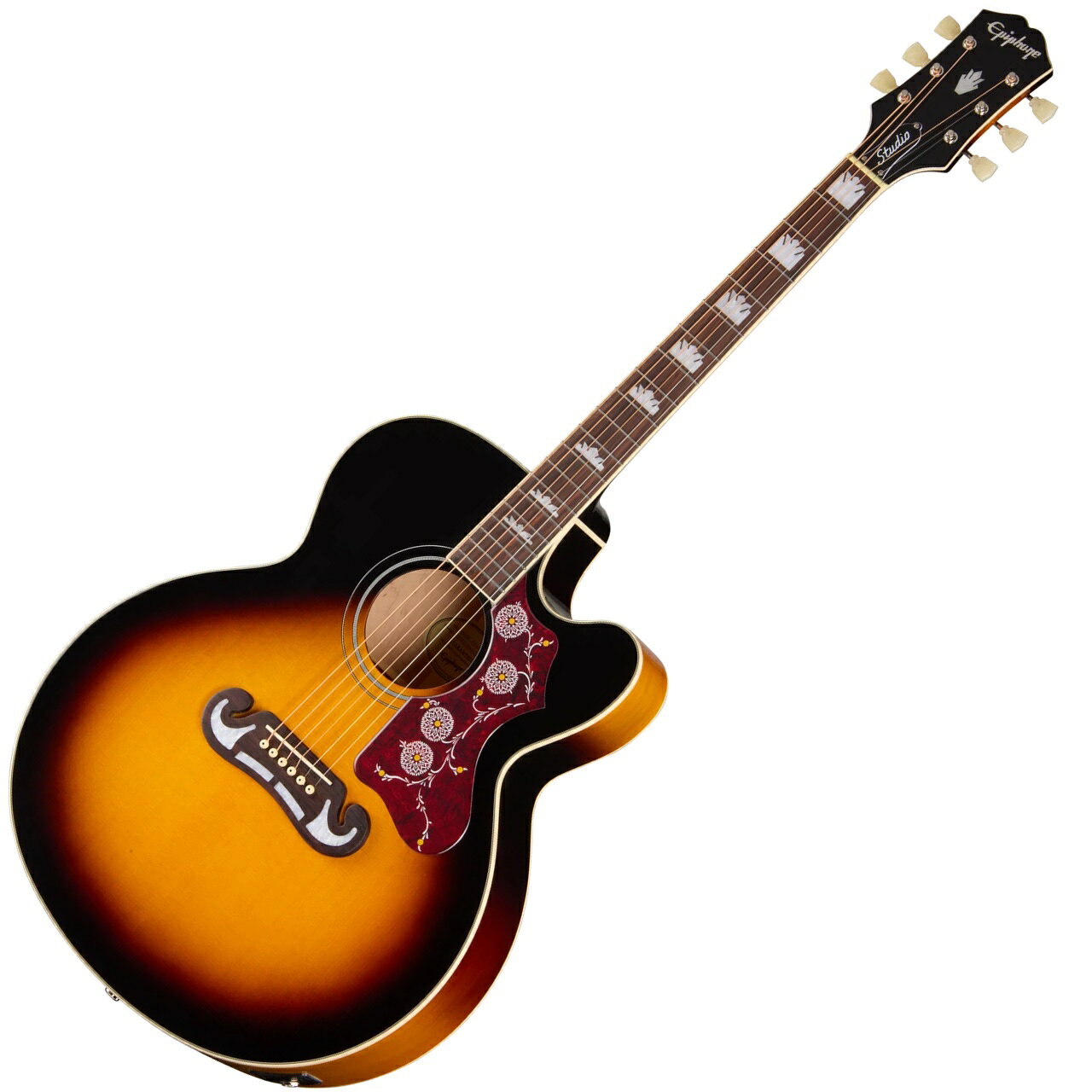 Epiphone エピフォン J-200 Studio EC Vintage Sunburst アコースティックギター エレアコ