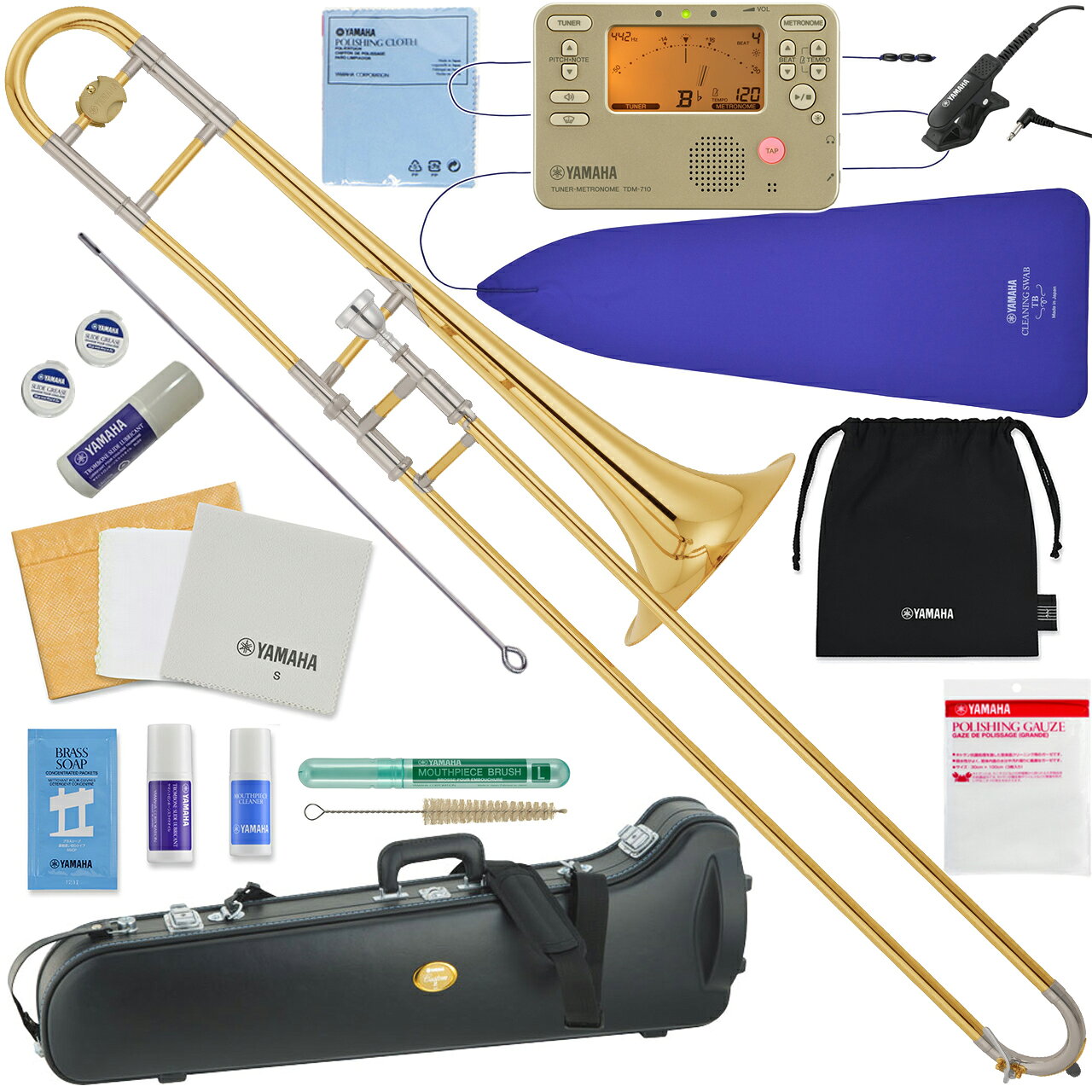 YAMAHA ヤマハ 5年保証対象 YSL-891Z テナートロンボーン イエローブラス 細管 Tenor Trombones セットE　以下対応不可 北海道 沖縄 離島 代引き