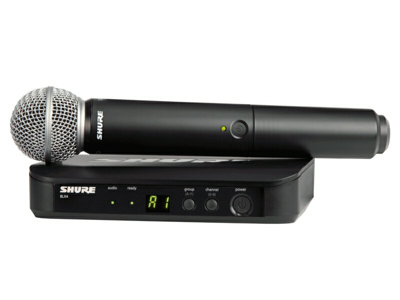 SHURE ( シュア ) BLX24/SM58 ◆ ハンドヘルド型 ワイヤレスシステム BLX24J/SM58-JB【5月17日時点、在庫あり 】 ［ ワイヤレスシステム 関連商品 ］