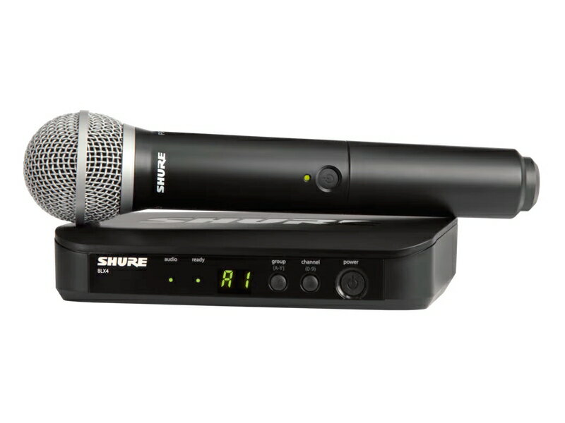 SHURE ( シュア ) BLX24/PG58 ◆ ハンドヘルド型 ワイヤレスシステム BLX24J/PG58-JB【5月17日時点、少数在庫あり △ 】 ［ ワイヤレスシステム 関連商品 ］