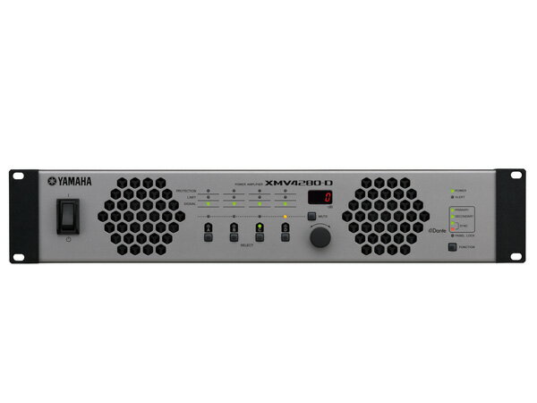 YAMAHA ヤマハ XMV4280-D ◆ パワーアンプ ( ハイ・ロー兼用 ) ・4チャンネルモデル【6月23日時点、在庫あり 】 ［ XMV series ］