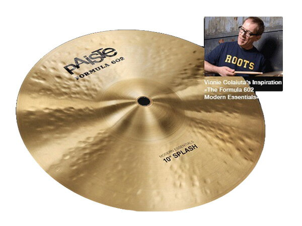 Paiste ( パイステ ) FORMULA 602 MODREN ESSENTIALS SPLASH 8" スプラッシュ【602/M SPLASH 8】 ドラム シンバル