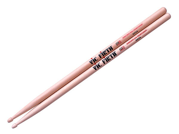 VIC FIRTH AMERICAN HERITAGE ◆ VIC FIRTH ( ビックファース )&nbsp;［ 商品説明 ］ 全てティアドロップ(涙)型のチップで音色に変化をつけやすいメイプル・スティック。［ 仕様 ］ ◆ サイズ 405 x 14.4 (mm) ◆ チップ ウッドチップ ◆ 素材 メイプル &nbsp; ※ 木製の製品の為、木目や色合いなどに個体差があります。予めご了承ください。 ※ デザインは予告なく変更される場合があります。