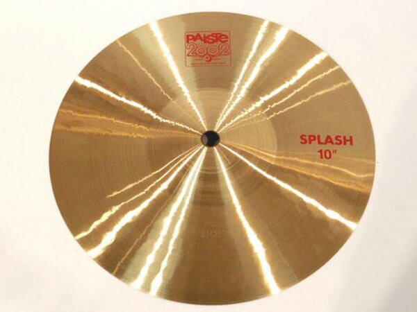 Paiste ( パイステ ) 2002 Splash 10【スプラッシュ・シンバル 10インチ】【2002 SPL 10】 ドラム シンバル 定番 マ…