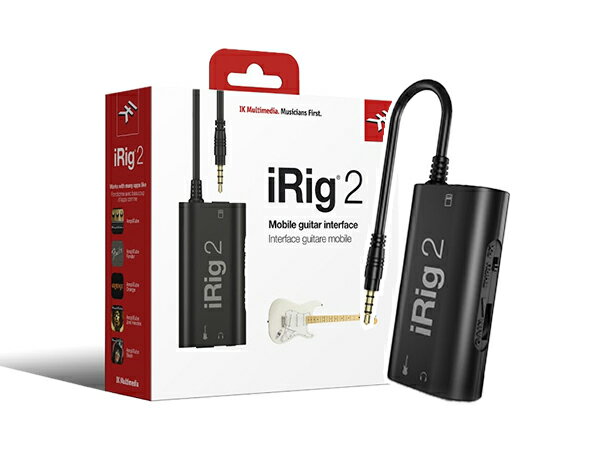 IK Multimedia ( アイケーマルチメディア ) AmpliTube iRig 2 日本正規代理店品 iPhone iOS ギターエフェクター DAW …