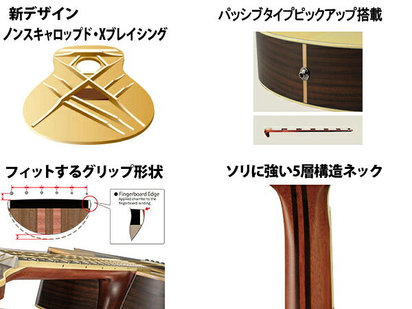 YAMAHA ヤマハ LJ6 ARE アコースティックギター Natural ナチュラル