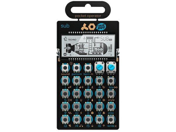 Teenage Engineering ( ティーンエイジ エンジニアリング ) PO-14 sub ◆ pocket operator【取り寄せ商品 】 ◆【ガジェット シンセサイザー】【リズムマシン】【DTM】