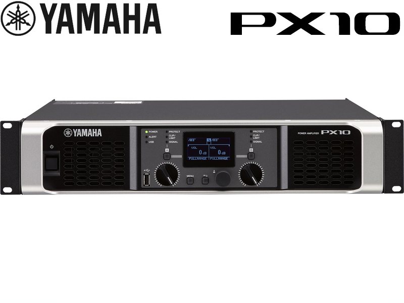 YAMAHA ヤマハ PX10 ◆ パワーアンプ ・1000W+1000W 8Ω【6月23日時点、在庫あり 】 ［PXシリーズ ］