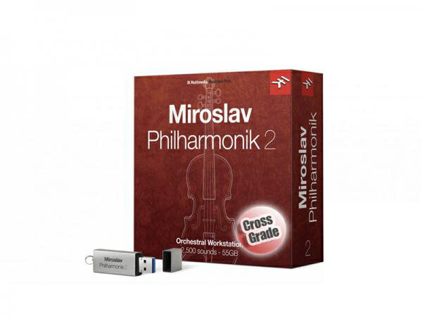 IK Multimedia ( アイケーマルチメディア ) MIROSLAV PHILHARMONIK 2 クロスグレード【取り寄せ商品 】 ◆【送料無料】【オーケストラ音源】【DAW】【DTM】